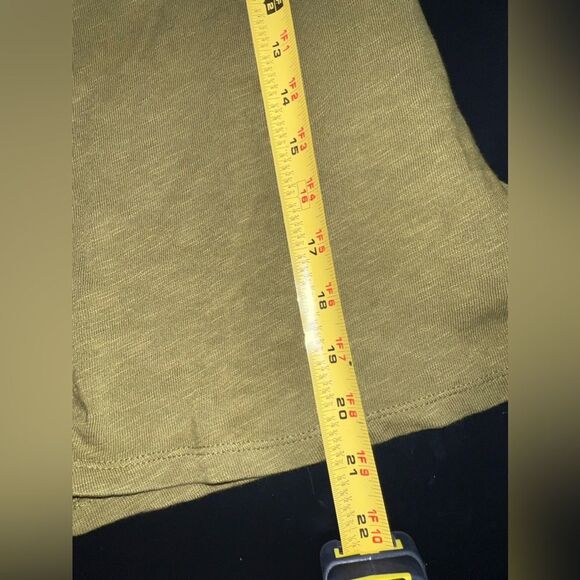 Postmark Anthropologie Olive One Shoulder Ruffle Top Size Medium EUC boho fairy - Picture 7 of 7